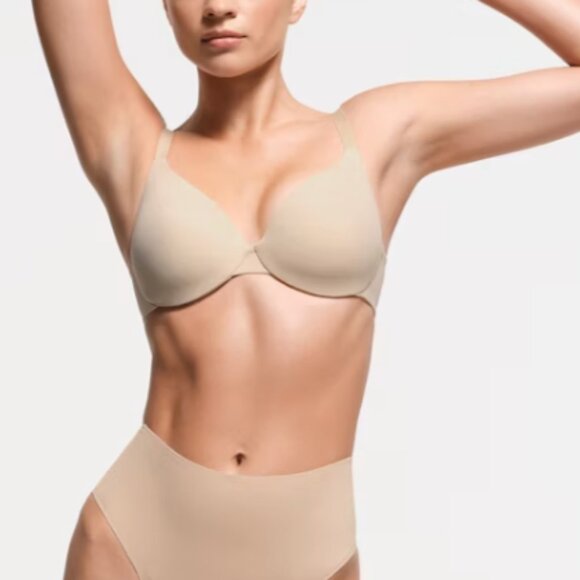 36H SKIMS SMOOTHING INTIMATES FULL COVERAGE BRA | CLAY - Picture 1 of 4